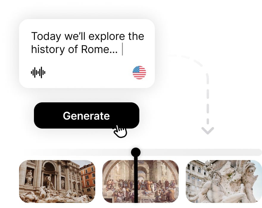 Integrate background footage automatically